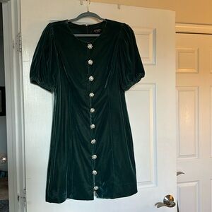 JCrew velvet cocktail dress.